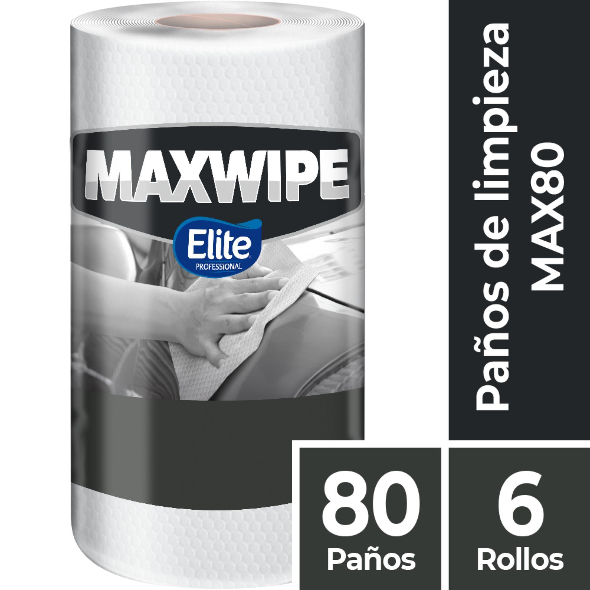 Paños de Limpieza Max80 Blanco Rollo 80 Paños Maxwipe-1
