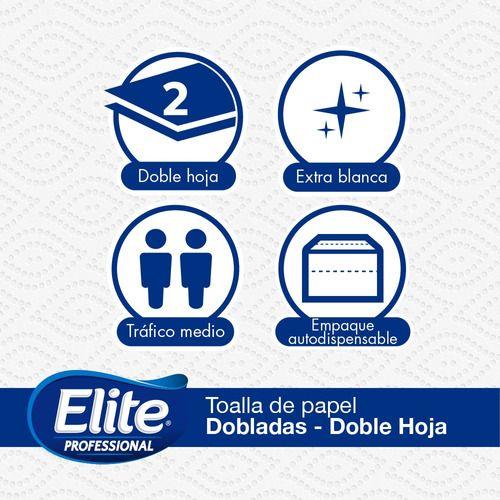 1 Paquete De Toalla Interfoliada Elite Professional 200 Un-2