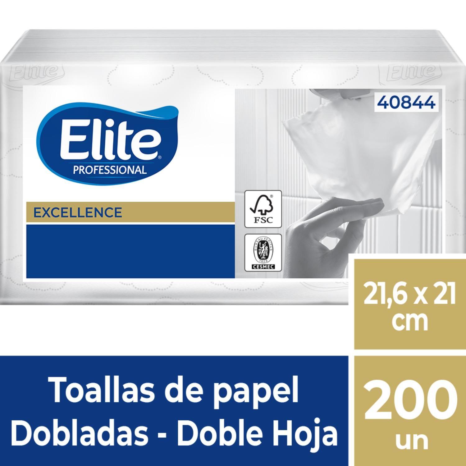 1 Paquete De Toalla Interfoliada Elite Professional 200 Un-0