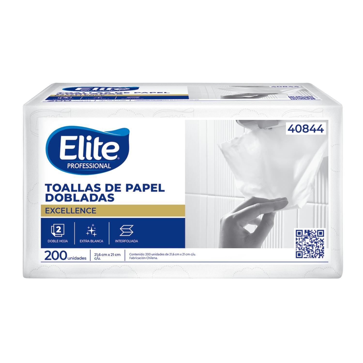 1 Paquete De Toalla Interfoliada Elite Professional 200 Un-1