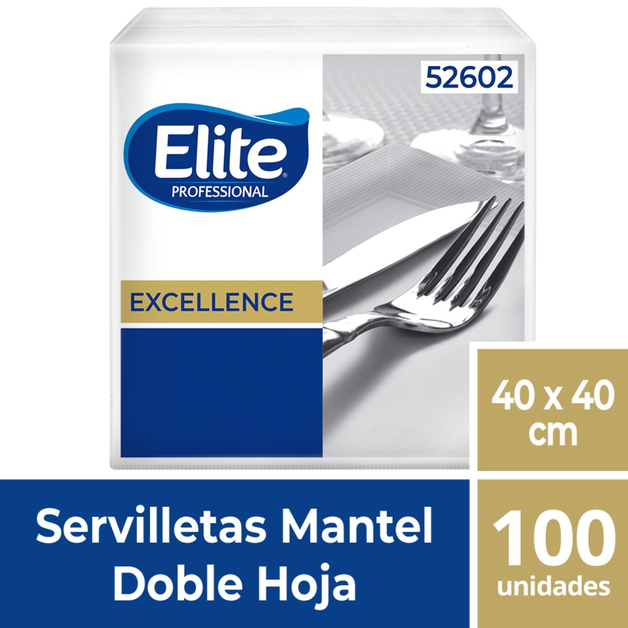 Servilleta Mantel Elite Professional Doble Hoja x 100 Un-0