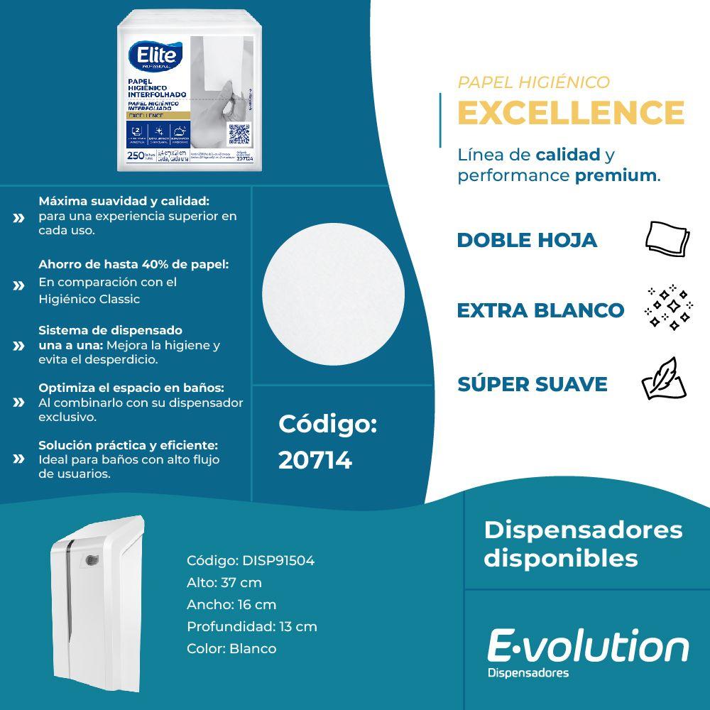Pack x48 Papel Higiénico Interfoliado Doble Hoja 250 un-2