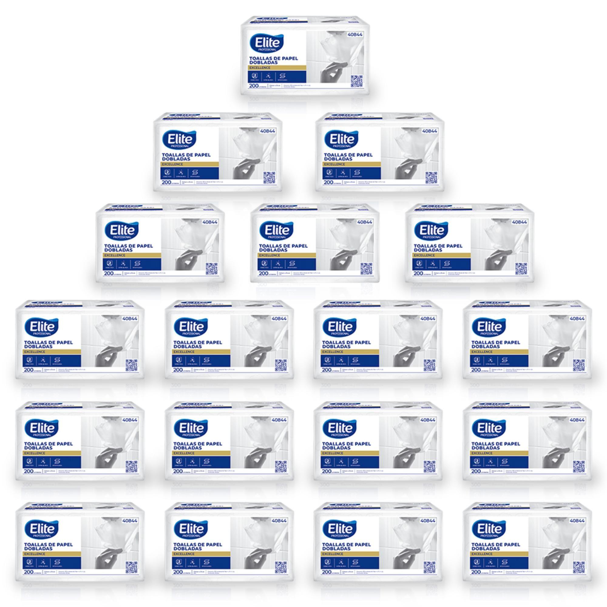 18 x Toalla Interfoliada Elite Professional 200 Un-2