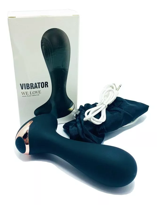 Estimulador Prostático Anal Vibrador 10 Frecuencias-0