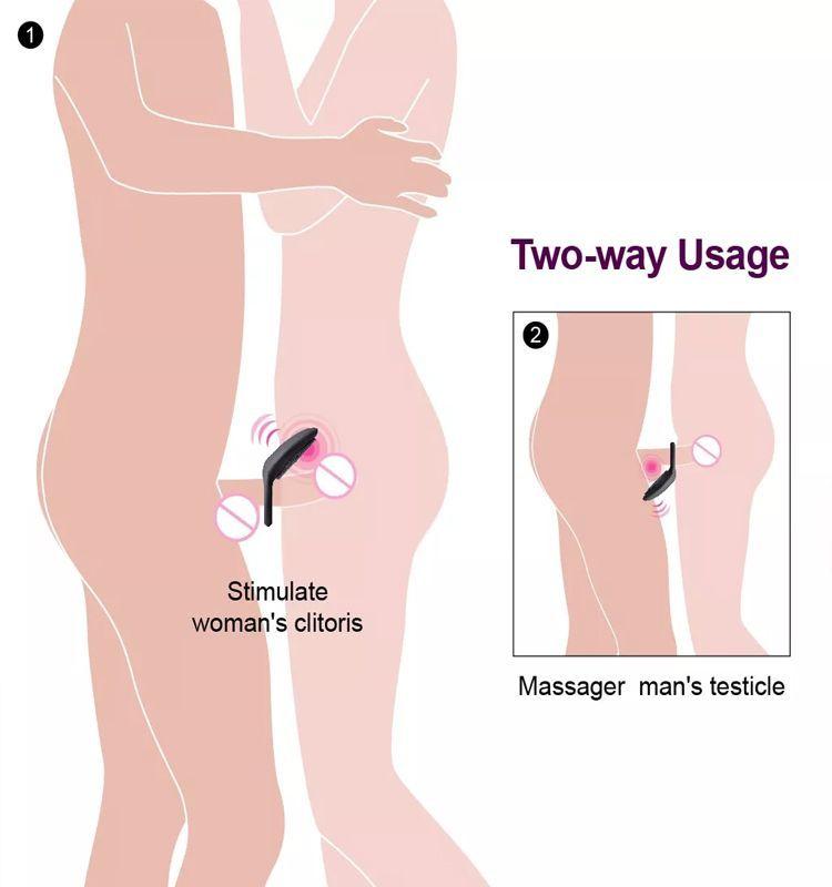 Anillo Vibrador Maculino Para Pene Retraso Erección-4