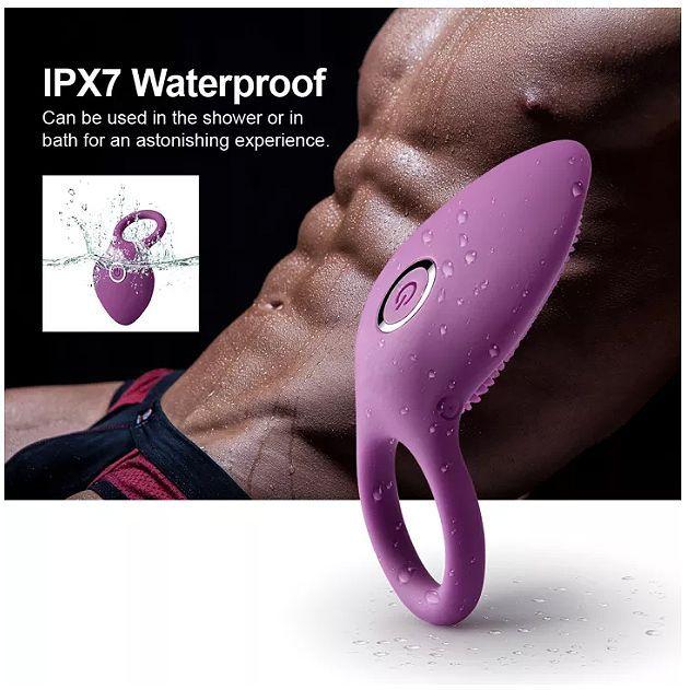 Anillo Vibrador Maculino Para Pene Retraso Erección-0