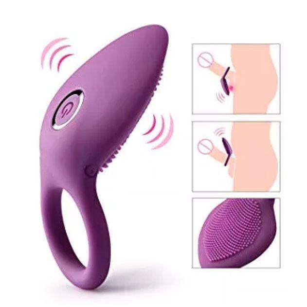 Anillo Vibrador Maculino Para Pene Retraso Erección-1
