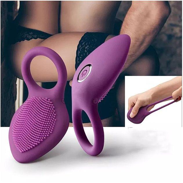Anillo Vibrador Maculino Para Pene Retraso Erección-3