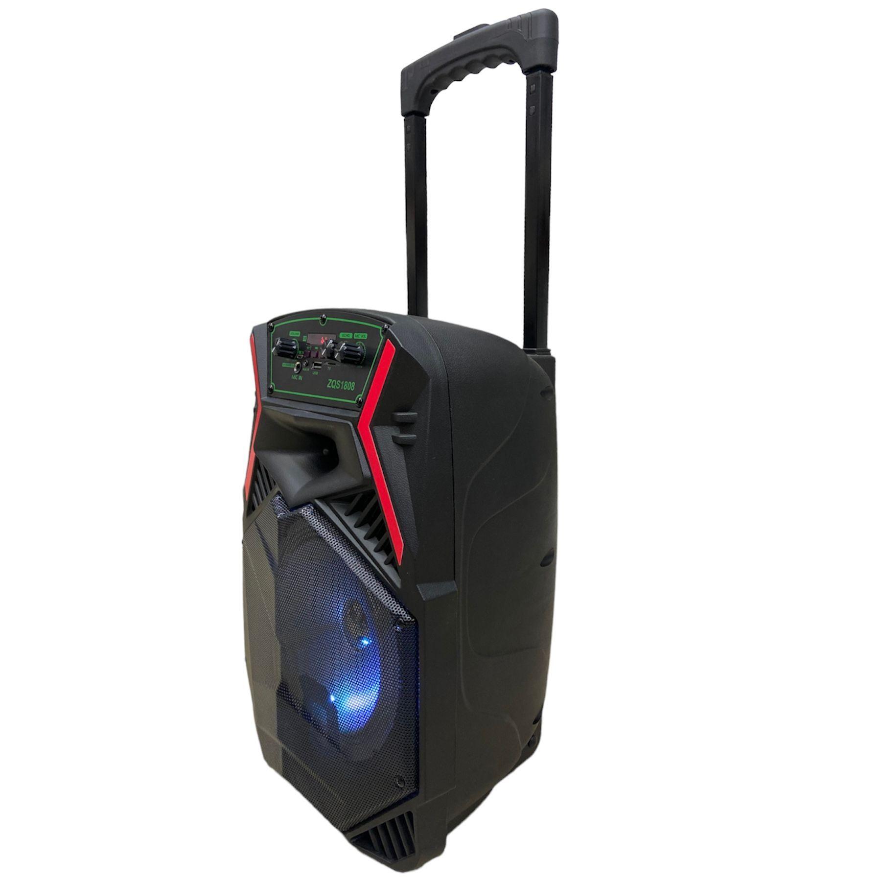 Parlante Bluetooth+Karaoke+Microfono+LucesZQS1839-3