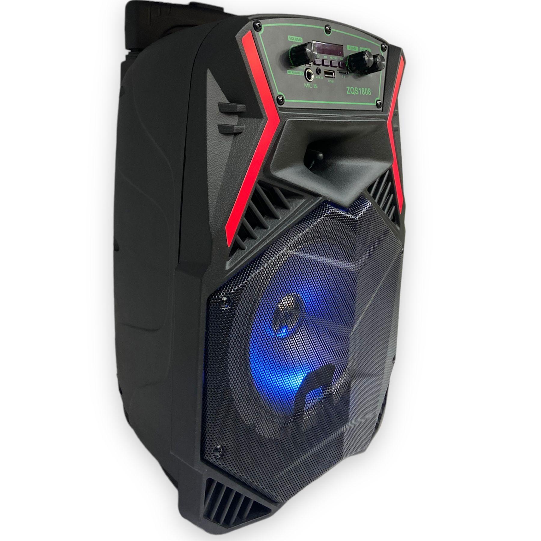 Parlante Bluetooth+Karaoke+Microfono+LucesZQS1839-1