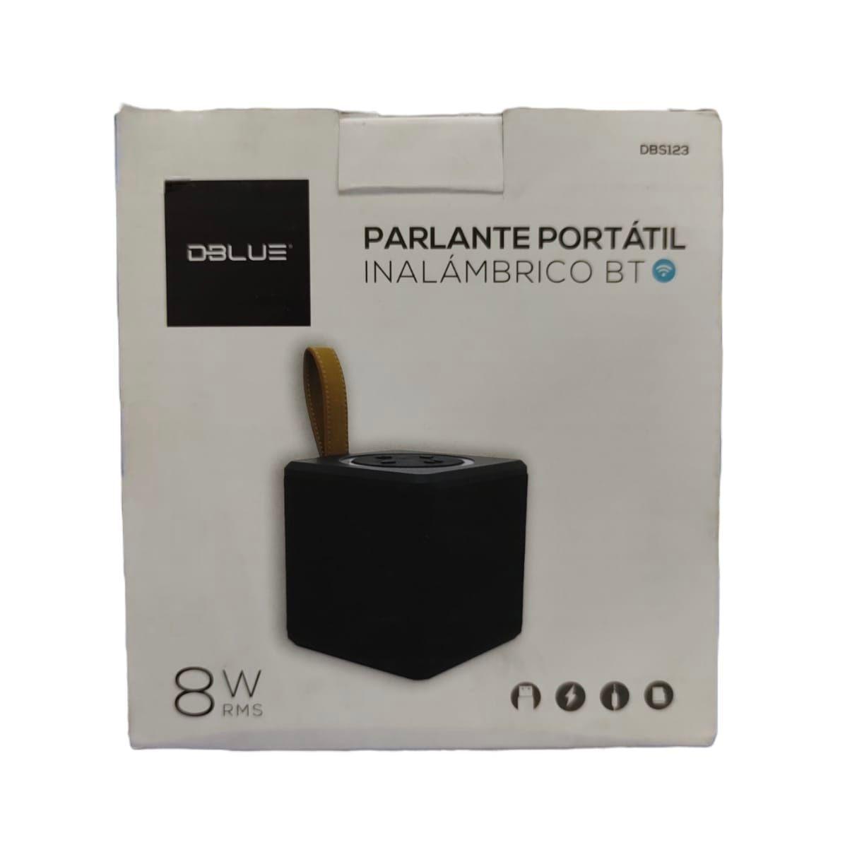Parlante Bluetoorh cubo Portatil DBS123 NEGRO-3