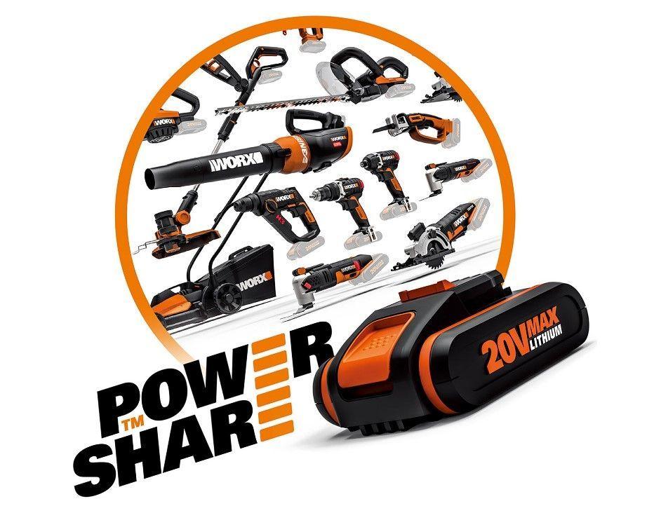 Cortadora de pasto a batería 40v Powershare-6