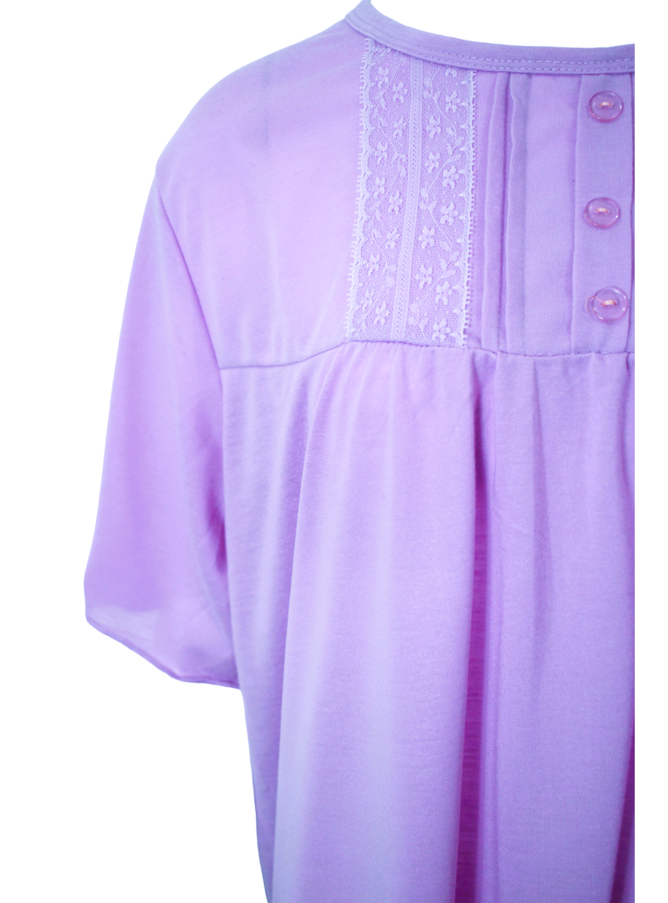 Pijama Mujer Polera Manga Corta y Pantalón Diseño Color Liso-2