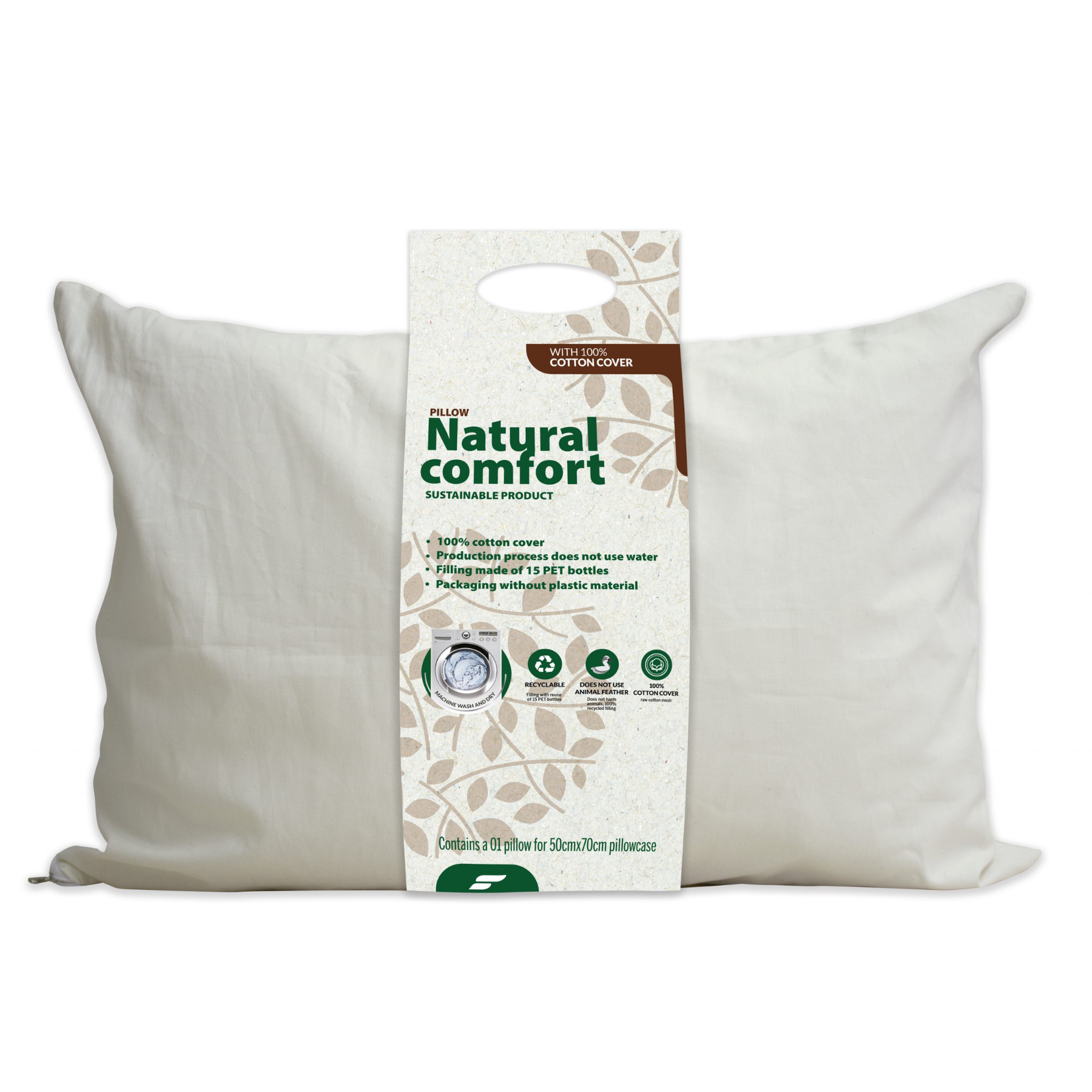 Almohada Natural Comfort Fibrasca-0