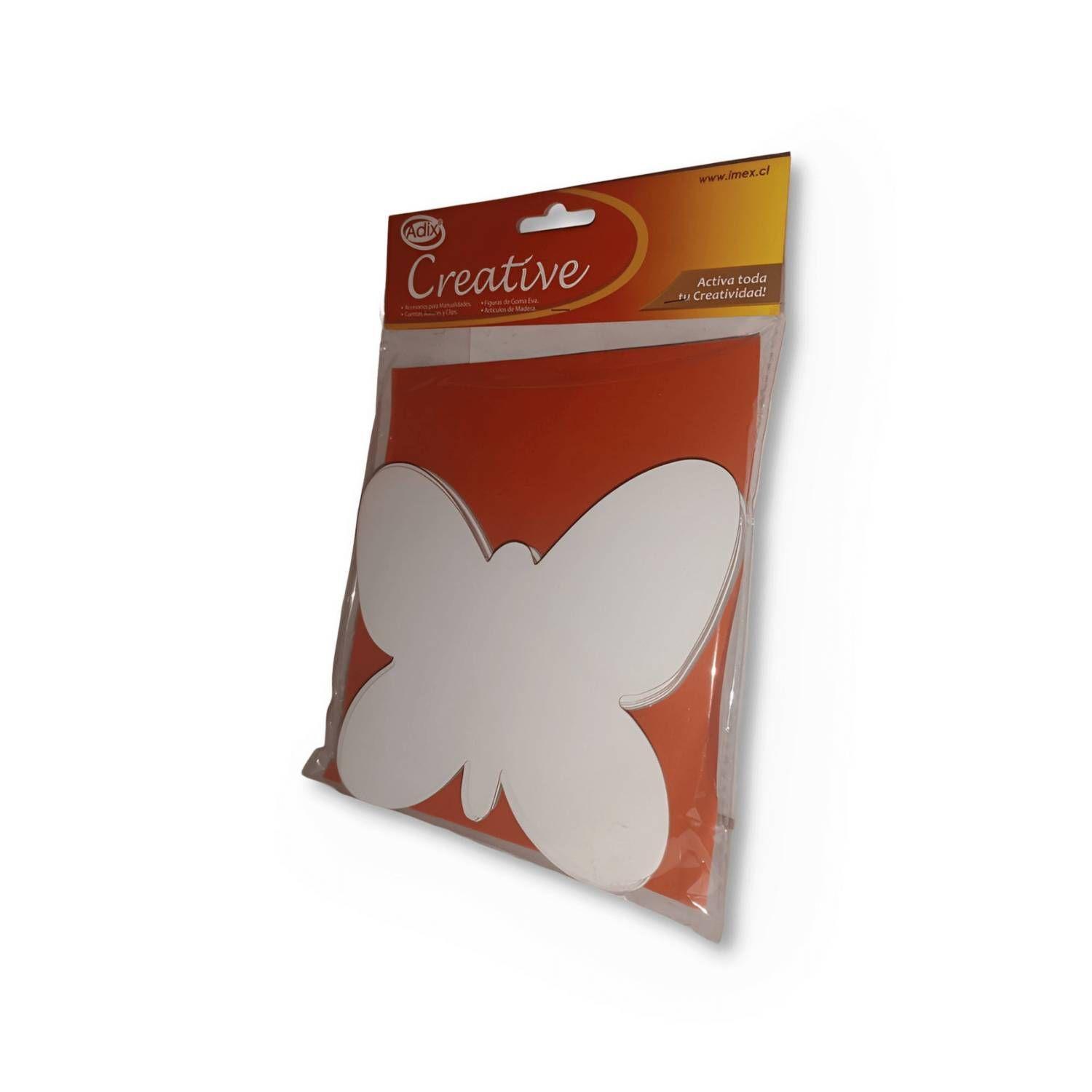 Pack 3 sobres Figura Cartón Escolar Manualidades Mariposa-0