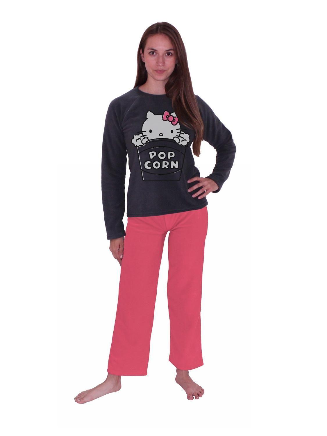 Pijama Mujer Micro Polar  Estampado Hello Kitty-0