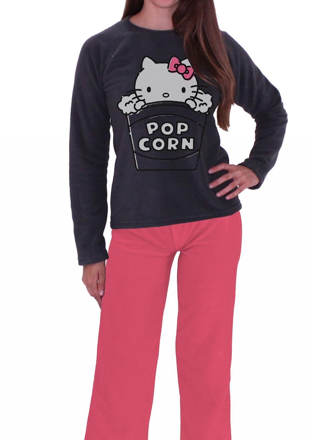 Pijama Mujer Micro Polar  Estampado Hello Kitty-1