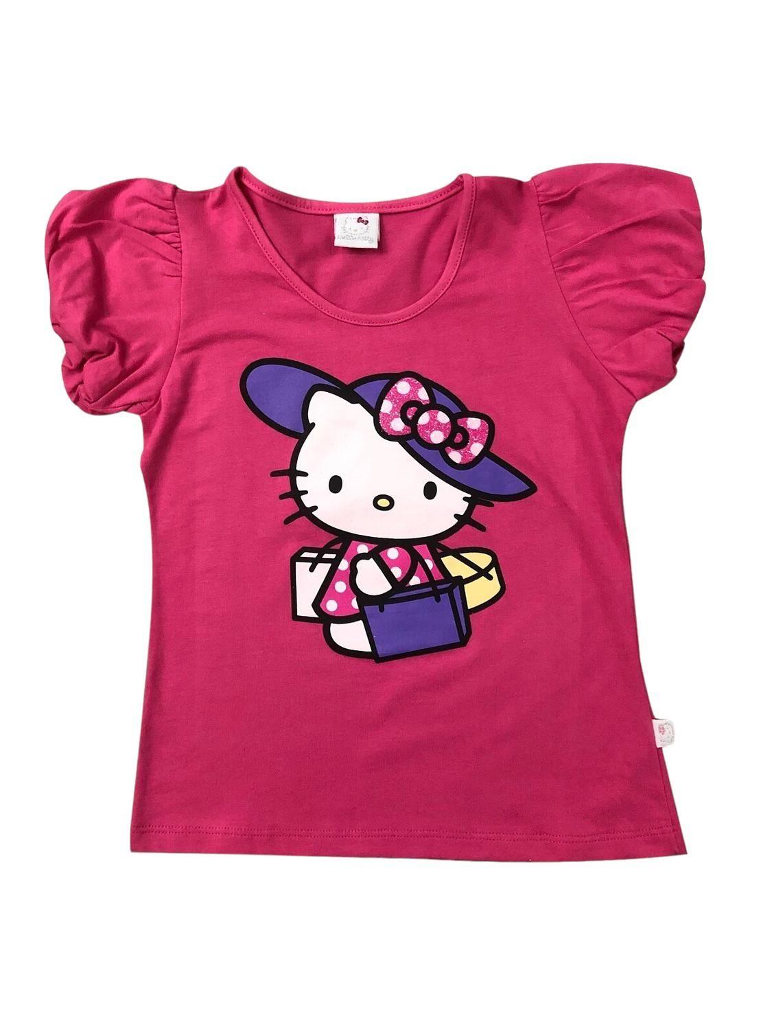 Polera Niña Algodón Estampado Hello Kitty-0