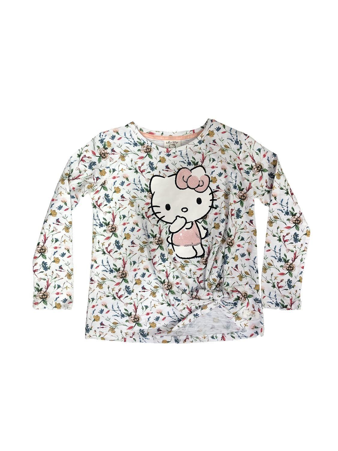 Conjunto Niña Algodón Polera y Calza Hello Kitty-1