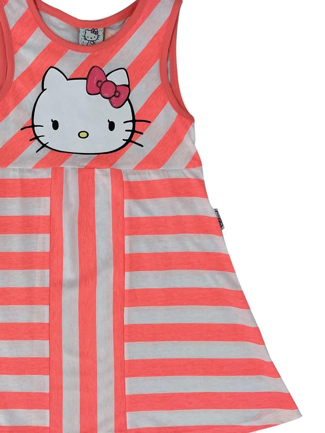Vestido Niña Algodón Estampado Hello Kitty-1