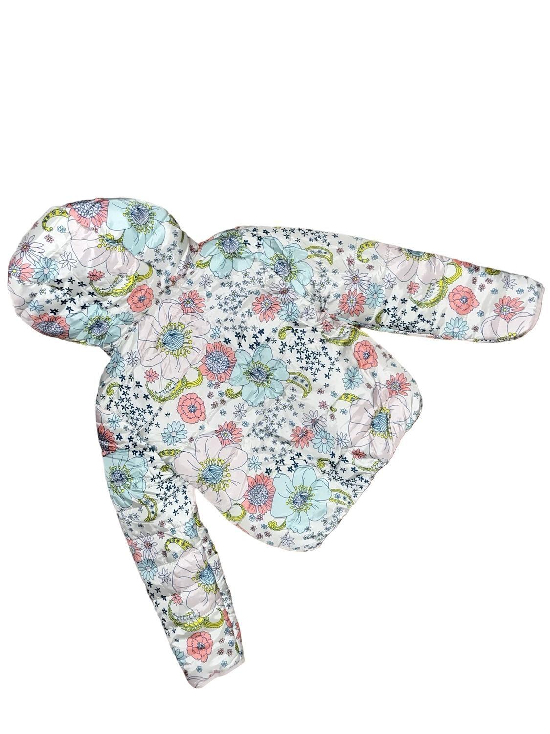 Parka Niña Full Print Flores Bordado Hello Kitty-3