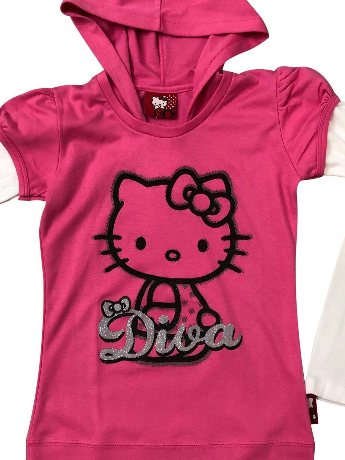 Polera Niña Algodón Estampado Hello Kitty-1