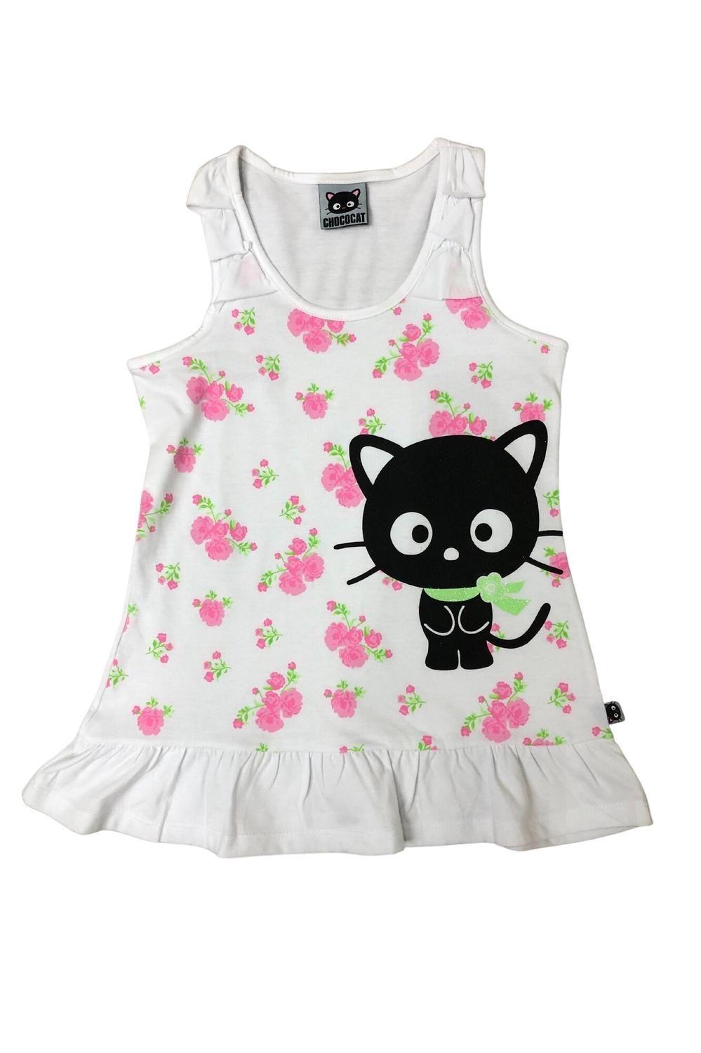 Polera Niña Algodón Estampado Chococat-0