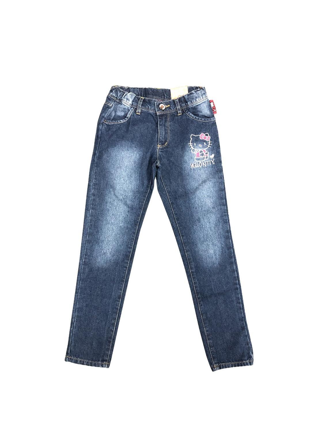 Jeans Niña Bordado Hello Kitty -0