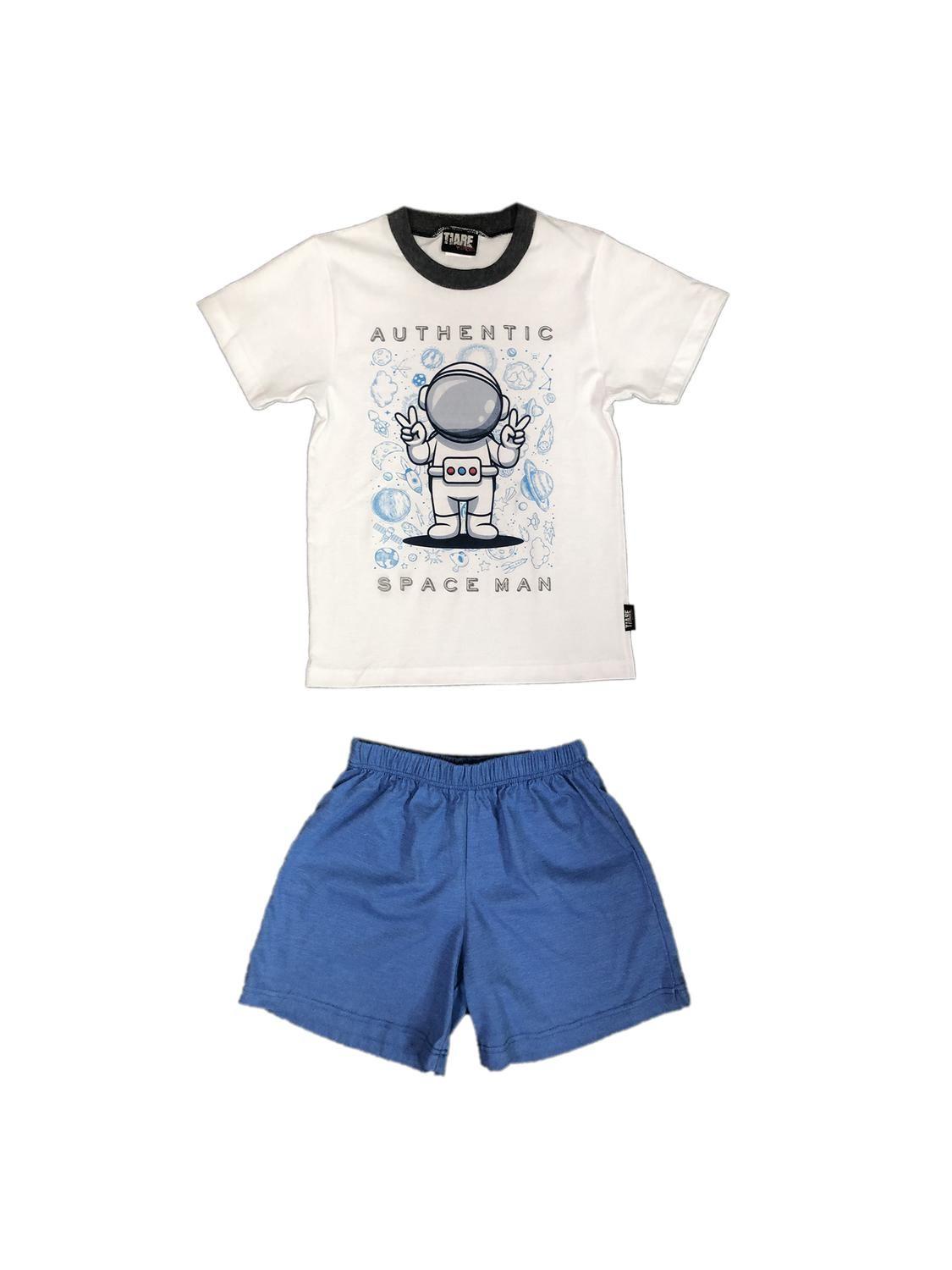 Pijama Niño Algodón Estampado Astronauta-0
