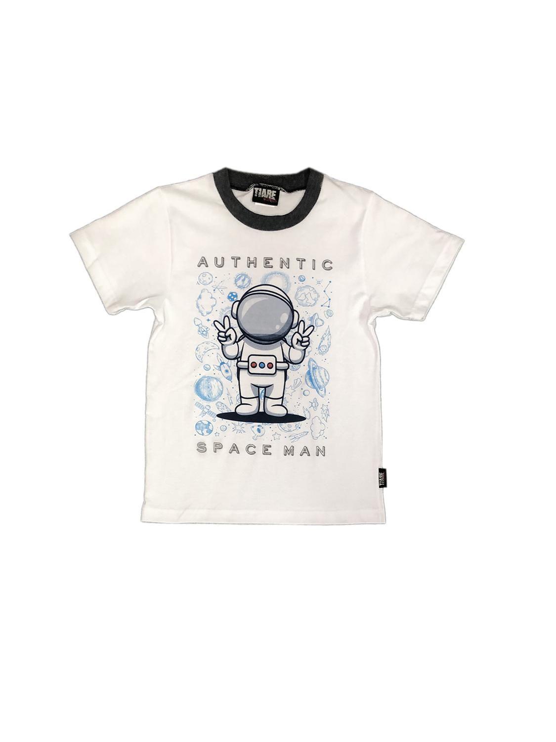 Pijama Niño Algodón Estampado Astronauta-1
