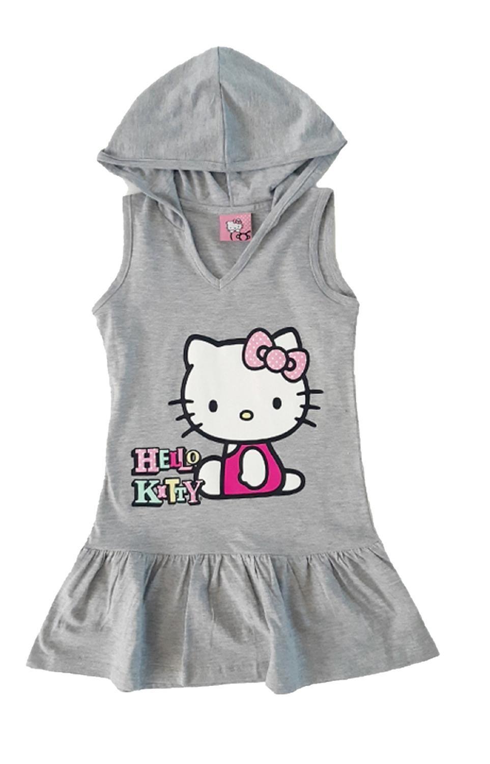 Vestido Niña Algodón Estampado Hello Kitty-0