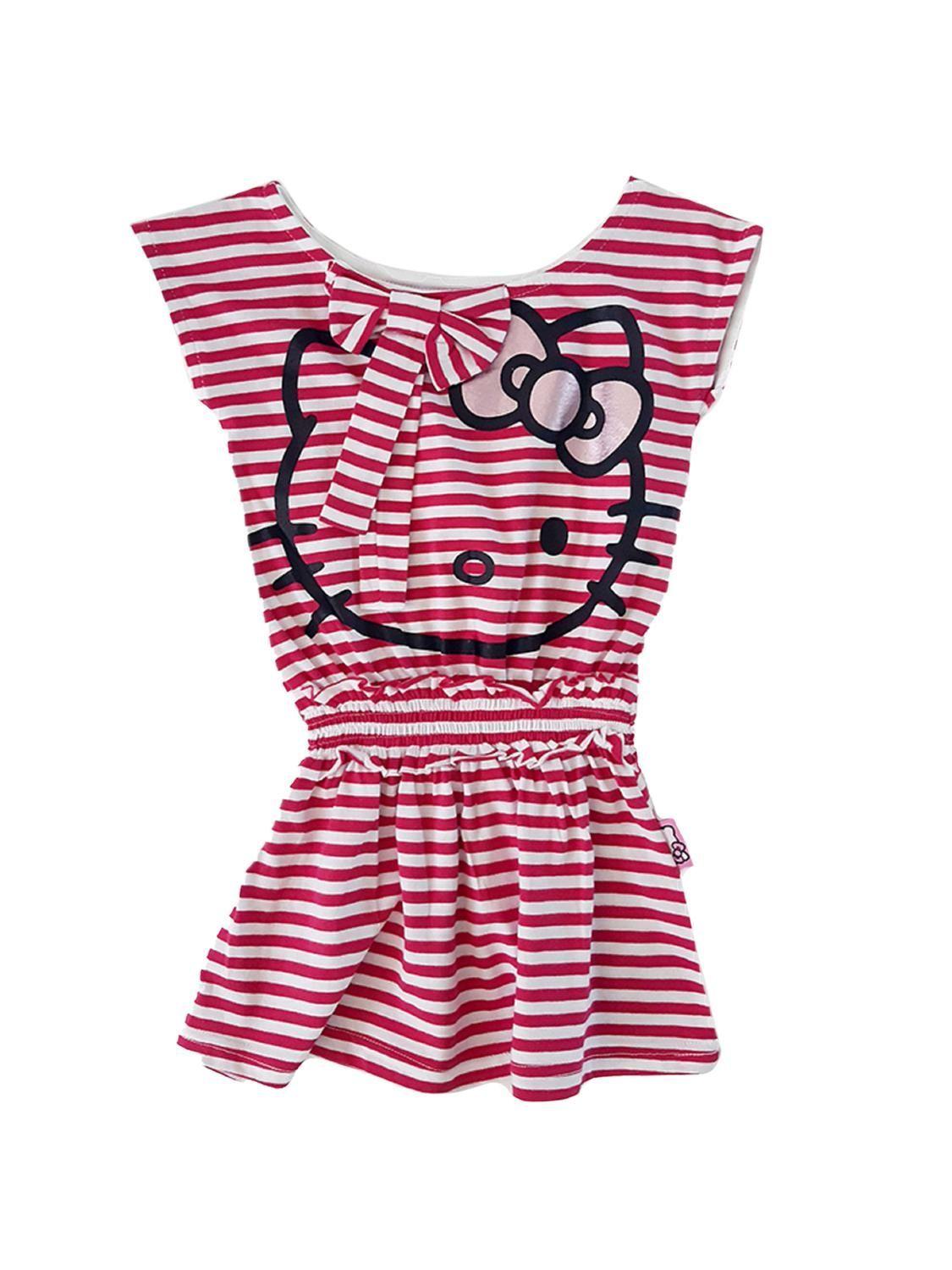 Vestido Algodón Niña Estampado Hello Kitty-0