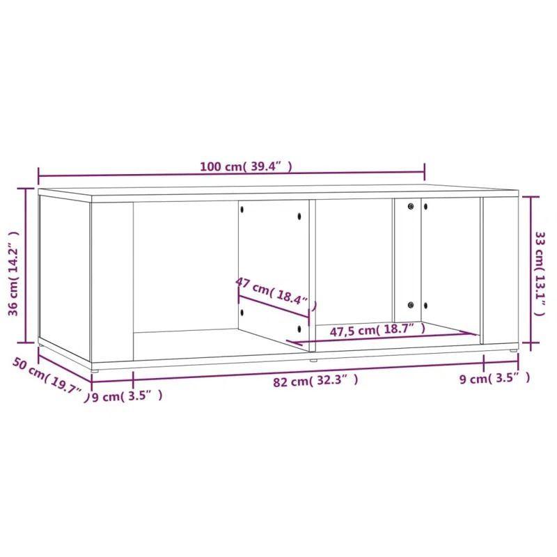 Mesa de Centro Minimalista con Espacios de Almacenamiento-6