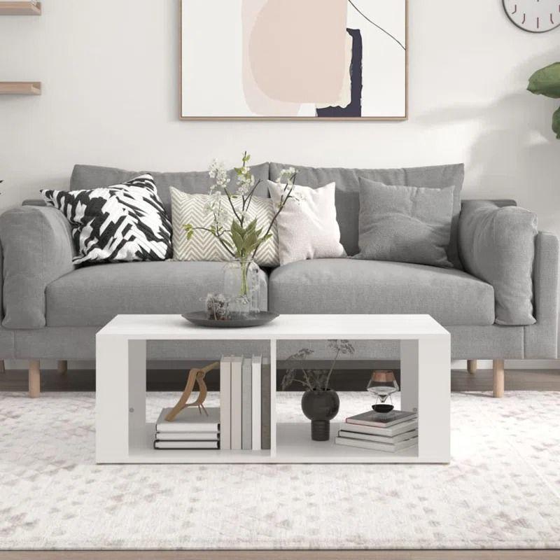 Mesa de Centro Minimalista con Espacios de Almacenamiento-2
