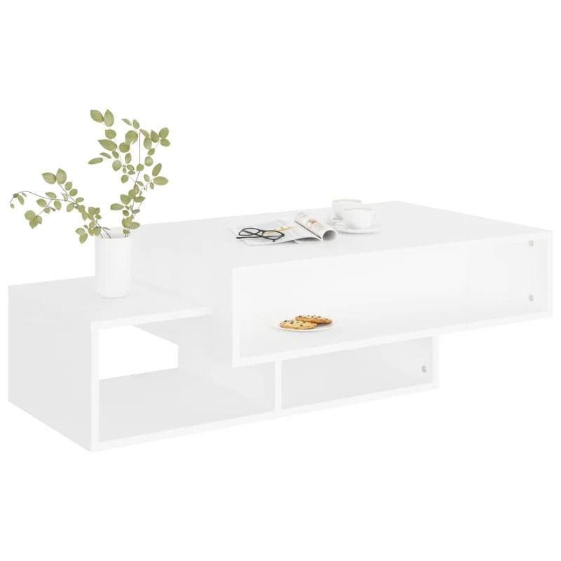 Mesa de Centro Minimalista con Espacios de Almacenamiento 6-3
