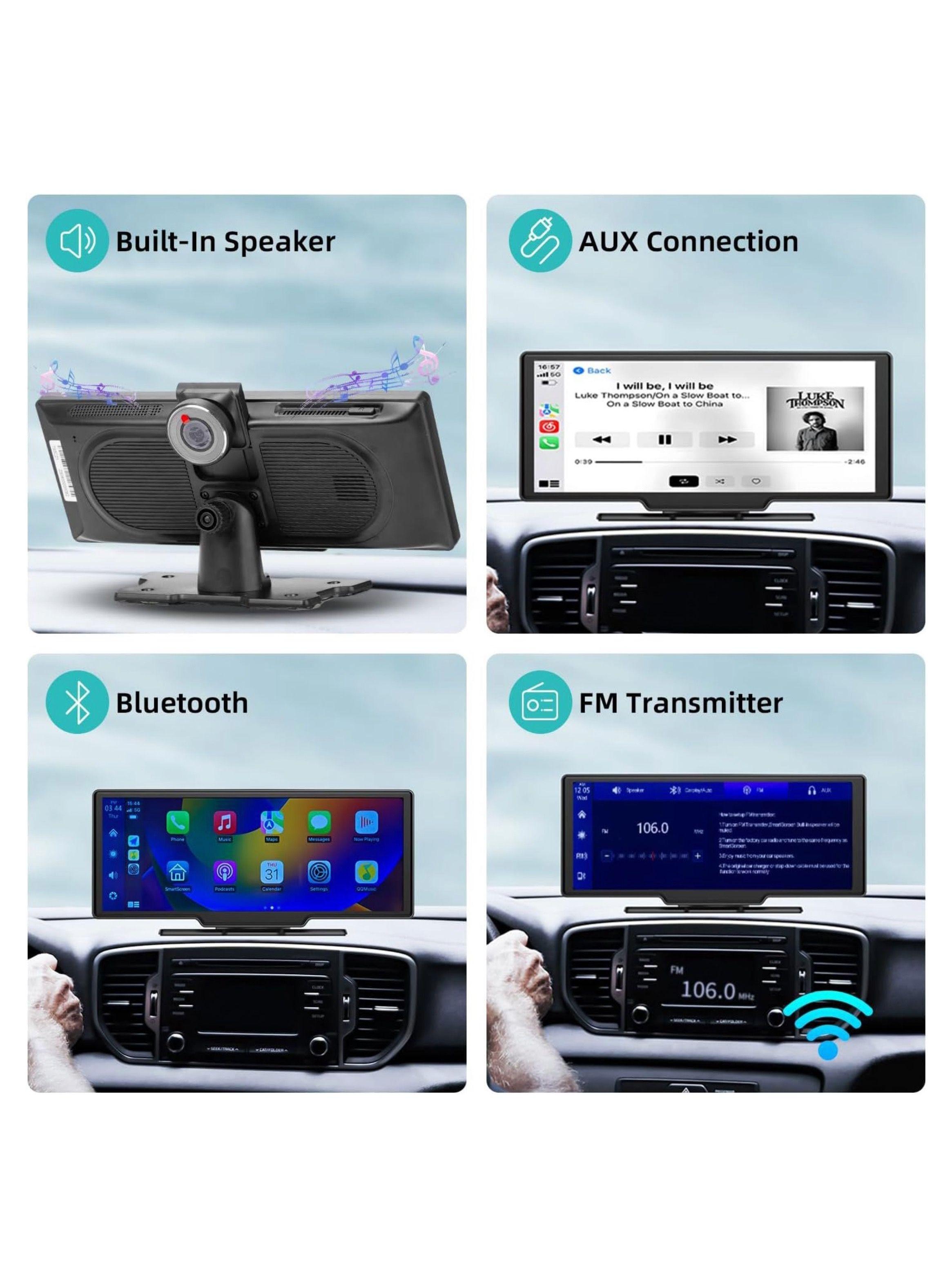 Pantalla Touch Para Auto Con Camara Carplay Android Auto-2