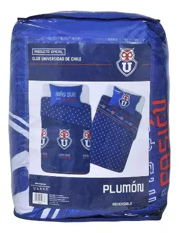 Universidad De Chile - Plumón Reversible 1.5 Plazas - Mashini-1