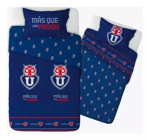 Universidad De Chile - Plumón Reversible 1.5 Plazas - Mashini-2