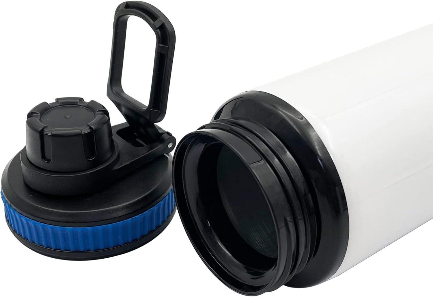 BOTELLA DE AGUA ESTAMPADA DE BLUEY, PERRO, FAMILIA, REGALO 1-2