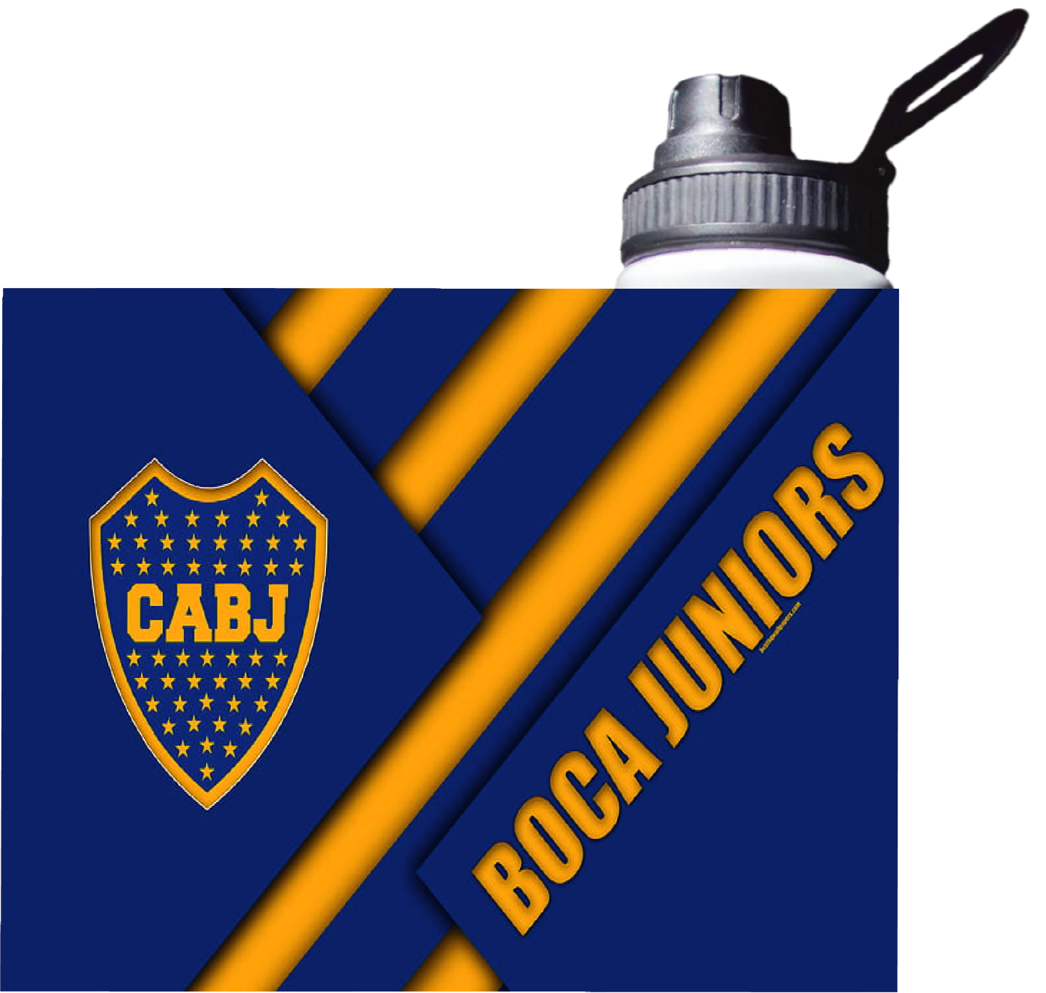 Botella Estampada Club Boca Junior Futbol Regalo 850ml-2