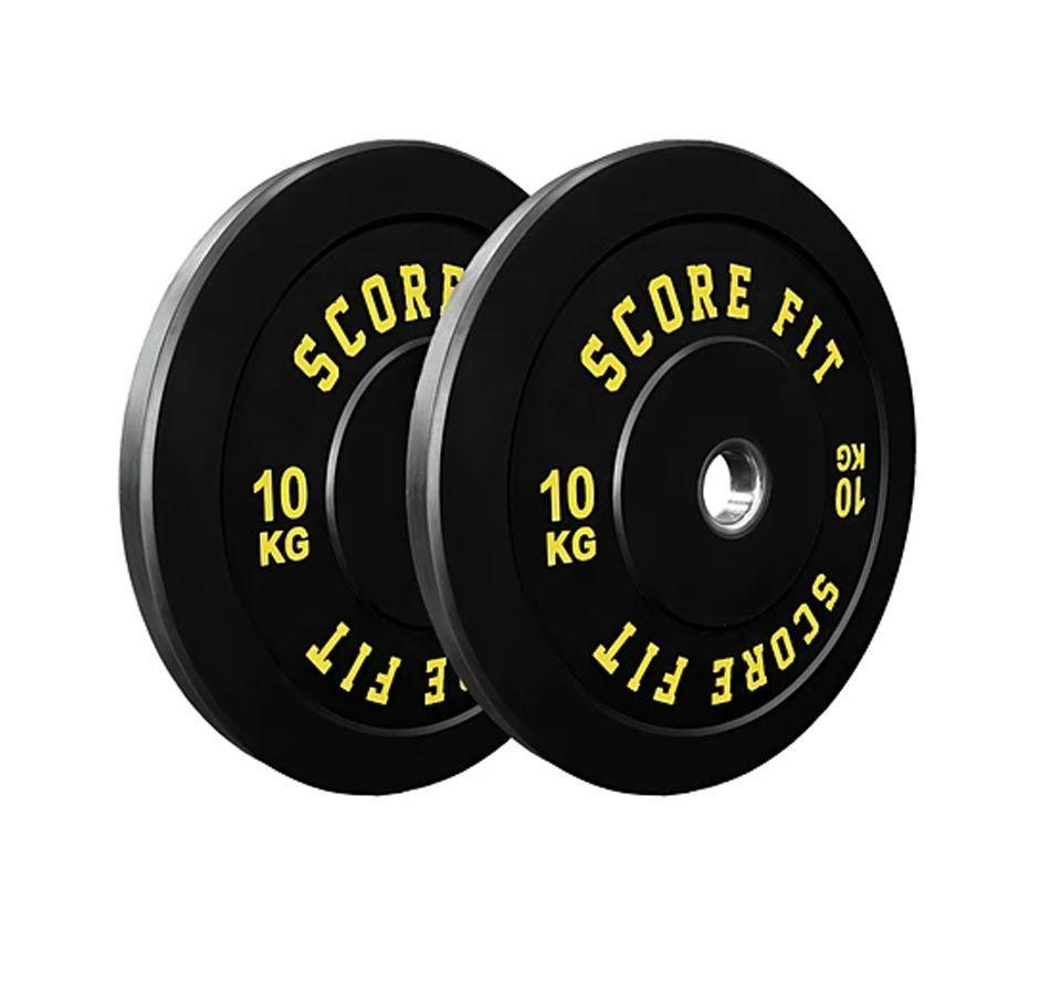 Par Discos Olimpicos Bumper 10 Kg (total 20kg)-0