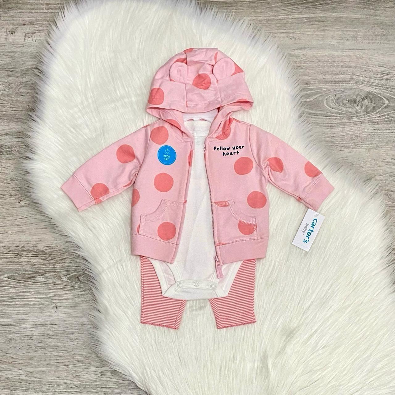 CONJUNTO NIÑA CARTER'S TALLA 0 A 3 MESES-1