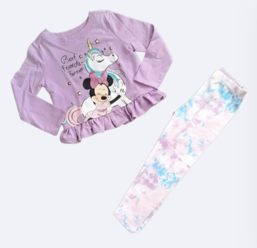 CONJUNTO MINNIE UNICORNIO TALLA 3 AÑOS-2