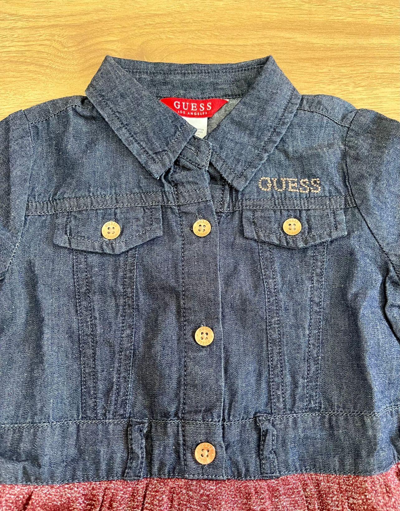 VESTIDO GUESS TALLA 24 MESES-2