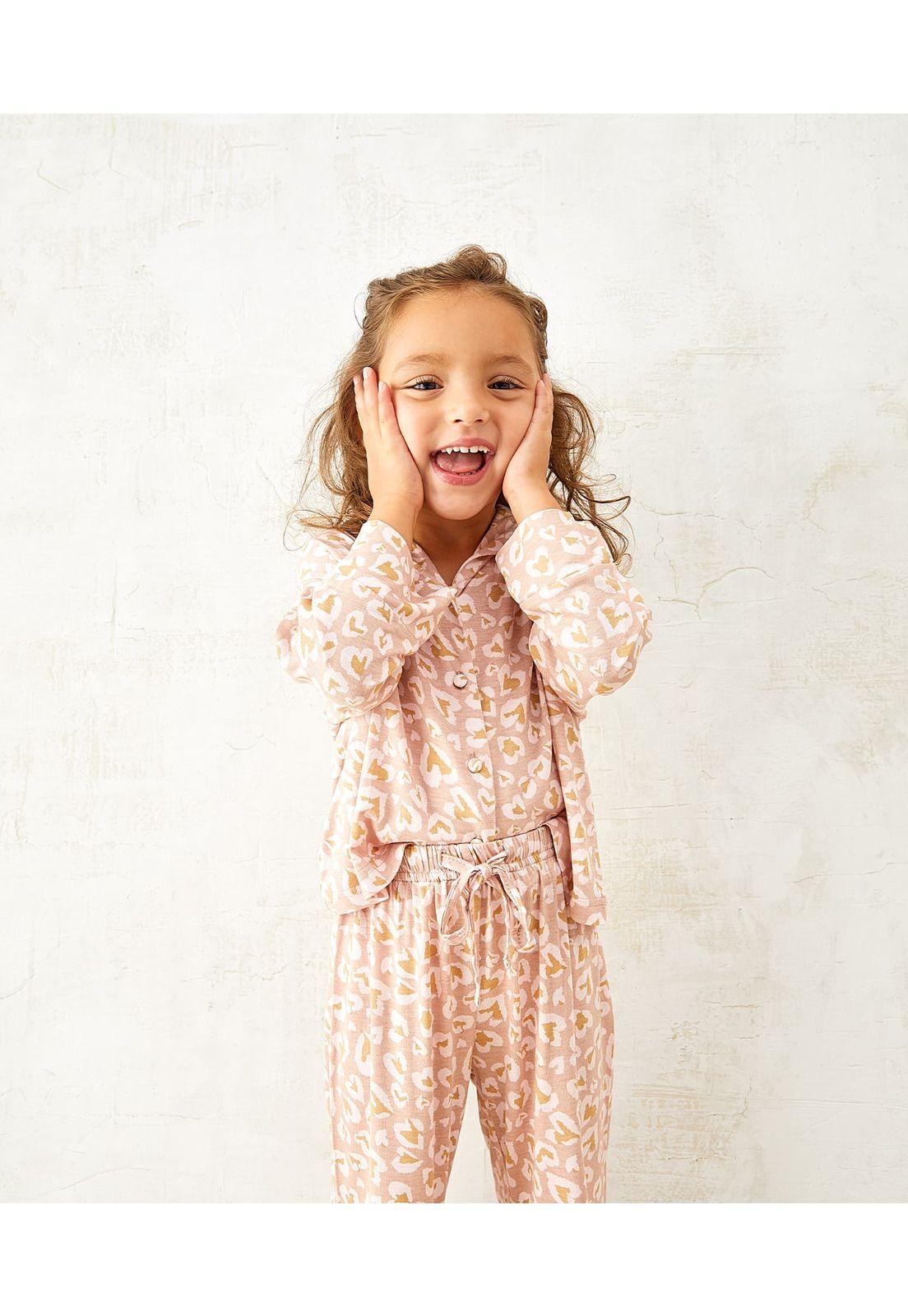 Pijama Largo Niña Wild Heart-0