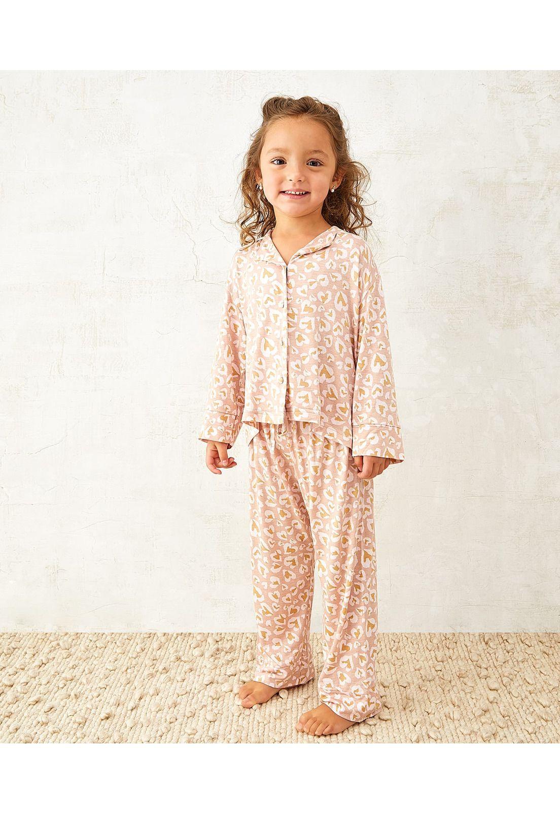 Pijama Largo Niña Wild Heart-1