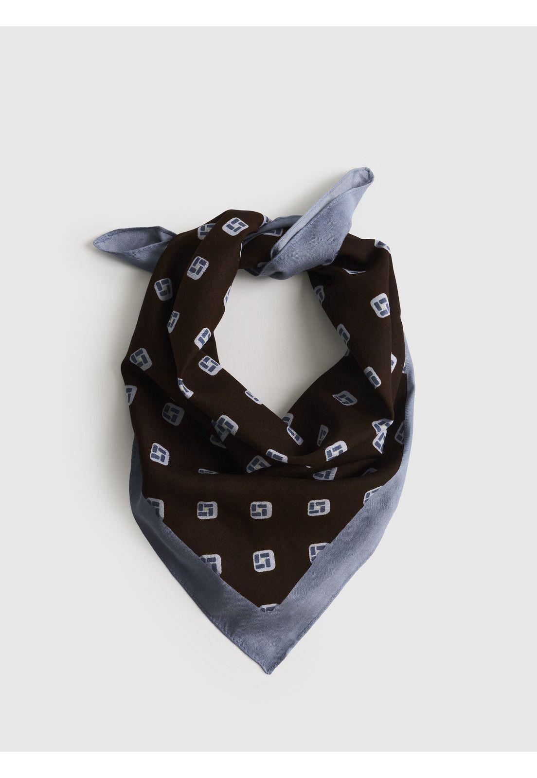 Bandana Con Diseño De Cuadrados-0