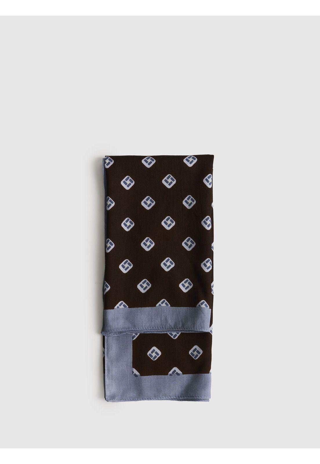 Bandana Con Diseño De Cuadrados-1