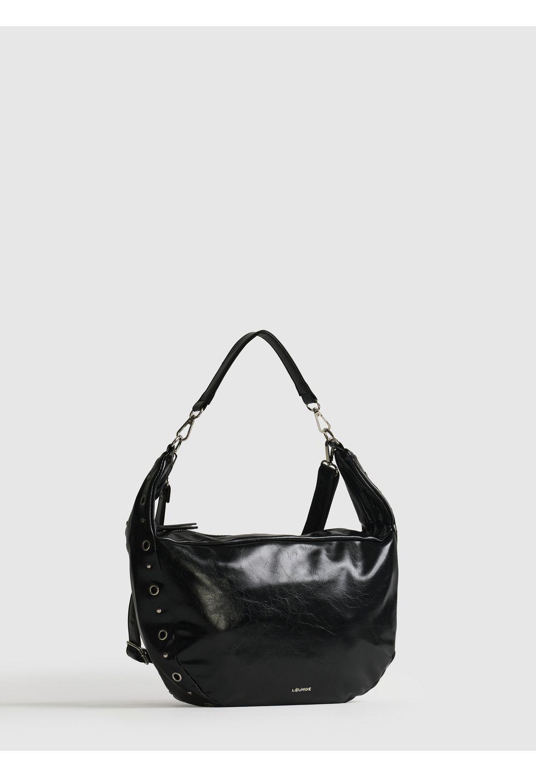 Cartera Bandolera Mujer Charol Eyelets-2