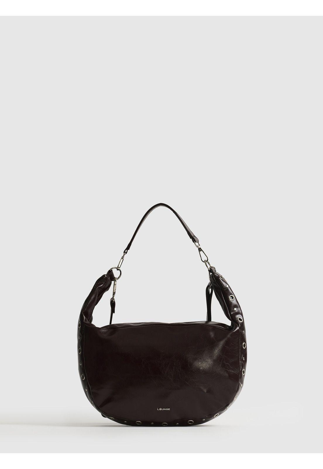 Cartera Bandolera Mujer Charol Eyelets-0
